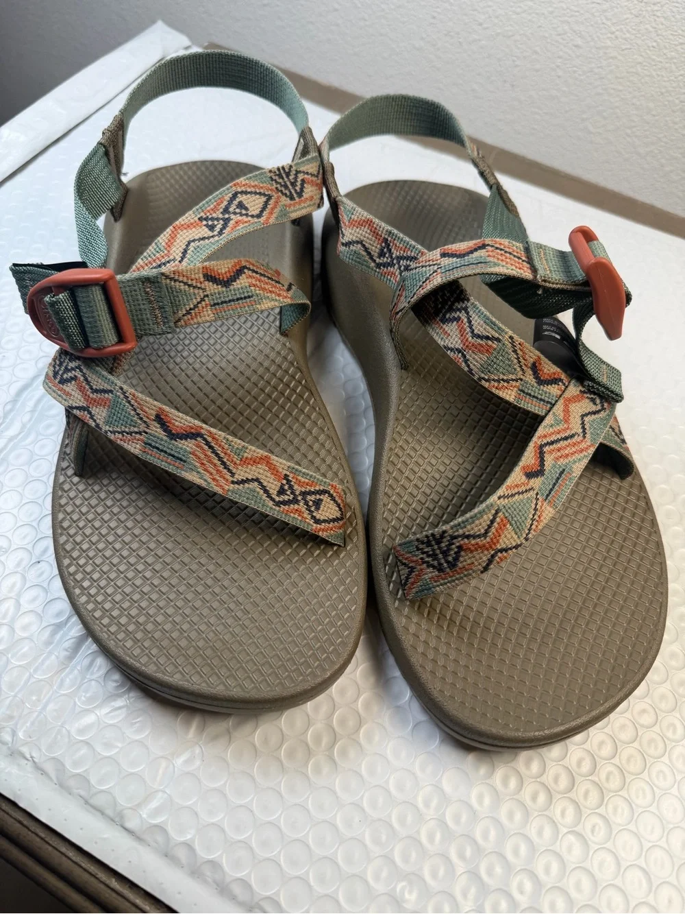 Chaco Z/1 Classic Wide Women’s 10W Trail Hiking Sandals Green Multicolor EU 41 - Picture 1 of 5